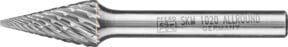 PFERD TOOLS Hartmetall Hochleistungsfrässtift ALLROUND Spitzkegel SKM Farbe: Silber, Durchmesser: 10 mm, Länge: 20 mm, Schaft-Durchmesser: 6 mm, universal grob - Bild 1