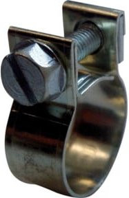 Ideal Standard IDEAL-Schlemper MINI Schraubschelle W1 in Silber, verzinkt, 9 mm, Durchmesser: 15 - 17 mm - Bild 1