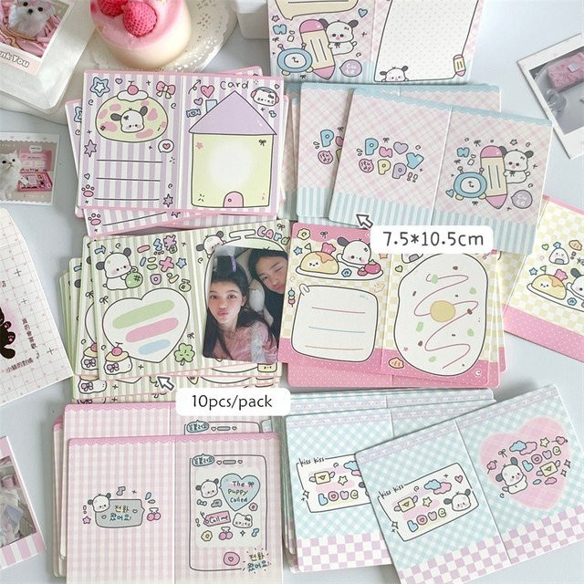 Minkys Kpop Fotokarten Set aus Papier, 10 Stück, Multicolour, 3 Zoll Sammelkarten für DIY Projekte - Bild 1