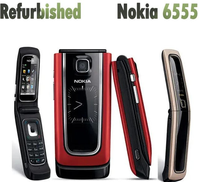 Generalüberholtes Nokia 6555 Mobiltelefon in Silber mit 3G-Unterstützung - Bild 1