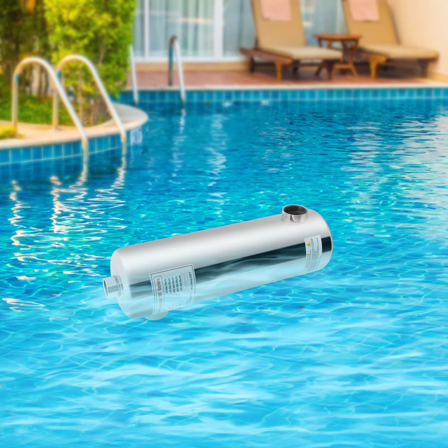 Edelstahl Schwimmbad Wärmetauscher 60KW für Pool und SPA in Silber - Bild 2