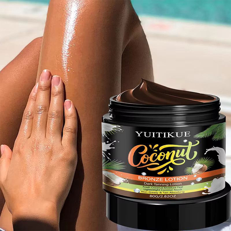 YUITIKUE Kokosnuss Bronze-Bräunungslotion, 80g, Unisex - Bild 3