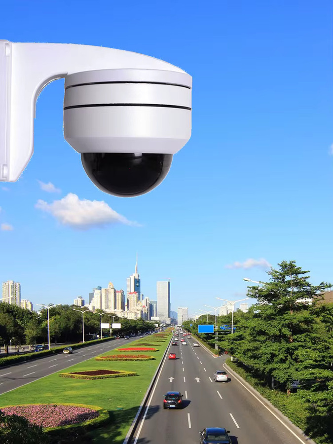 Anja Core IP-Sicherheitskamera 5.0MP H.265 POE PTZ Dome-Kamera mit 5-fach optischem Zoom, weiß - Bild 3
