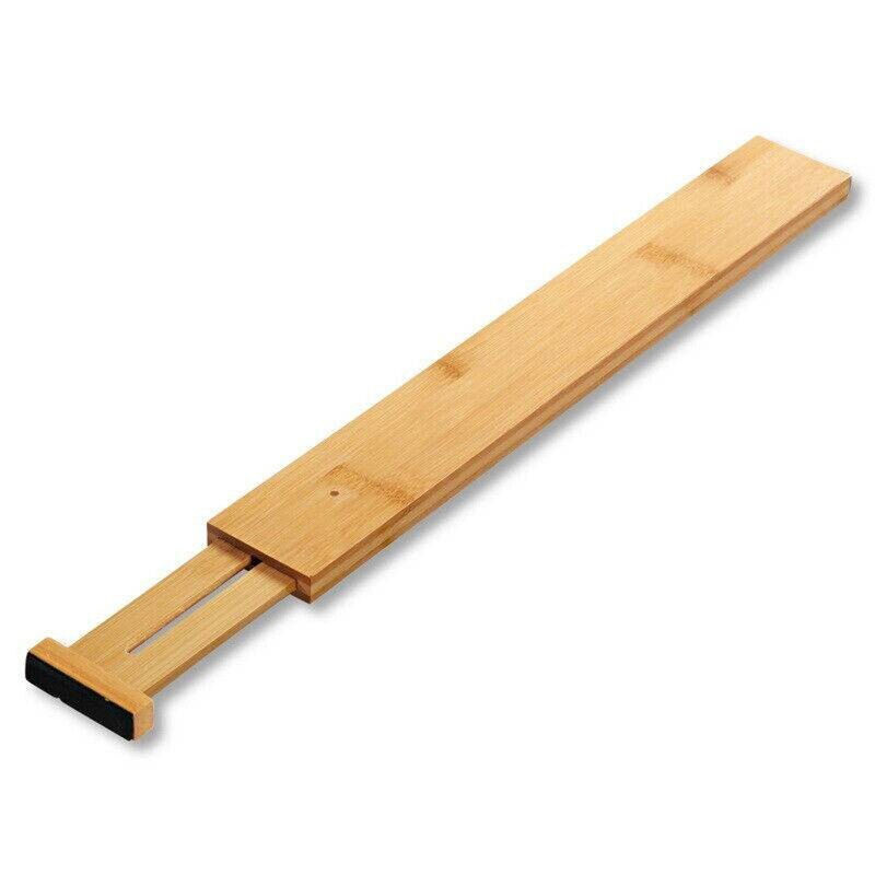 Kesper Schubladentrenner aus Bambus, 4er Pack, Braun, Höhe: 6,6 cm, Länge: 45,5 cm - Bild 3