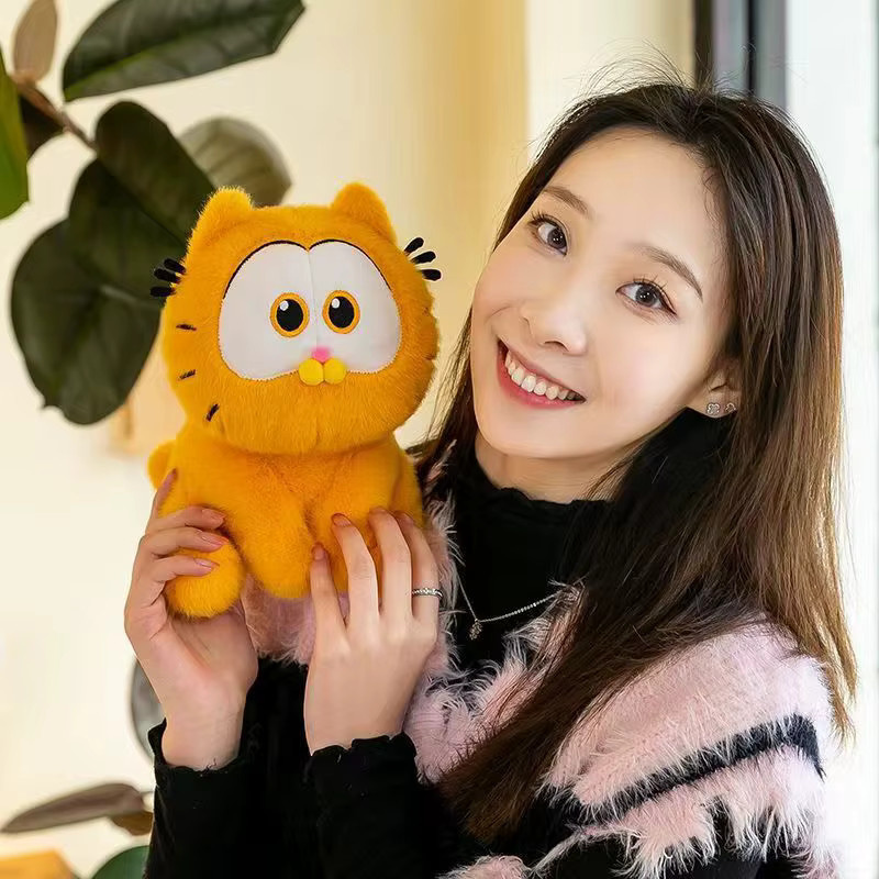 Bandai Garfield Plüschpuppe, Kawaii Plüschtier, Orange - Bild 2
