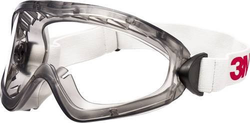 3M Vollsichtschutzbrille 2890 mit klarer Polycarbonatscheibe und Nylon-Kopfband nach EN 166 und EN 170 - Bild 1