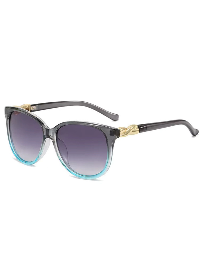 Julyrays Sonnenbrille, Rund, Vollrand, Kunststoff, Damen - Bild 4