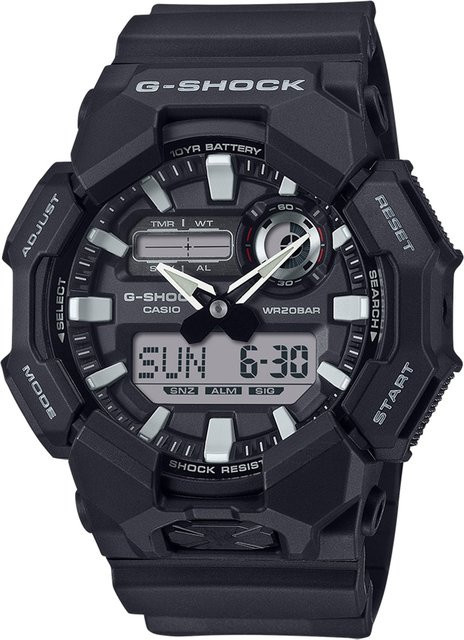 Casio G-Shock Classic Armbanduhr, Quarz, Schwarz, 52 mm, Herren - Bild 1