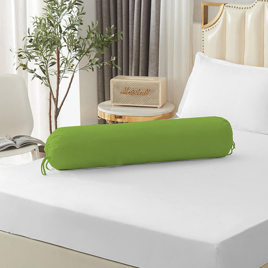 Strapazierfähiger zylindrischer Kissenbezug von Yiran Furniture in Helle Gelb aus Polyester - Bild 3