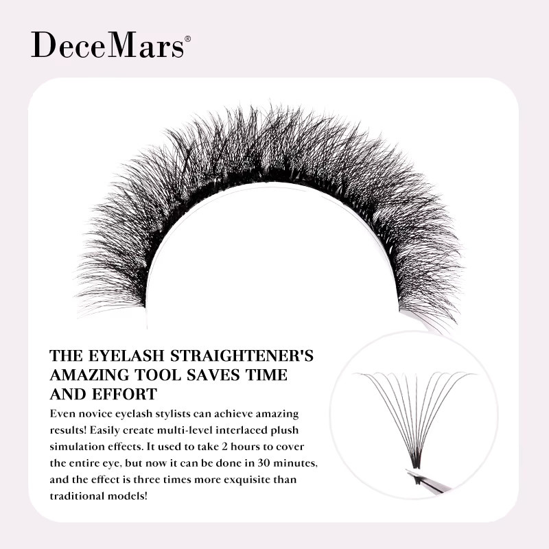 DeceMars 10D W Wimpernverlängerung, Damen - Bild 2
