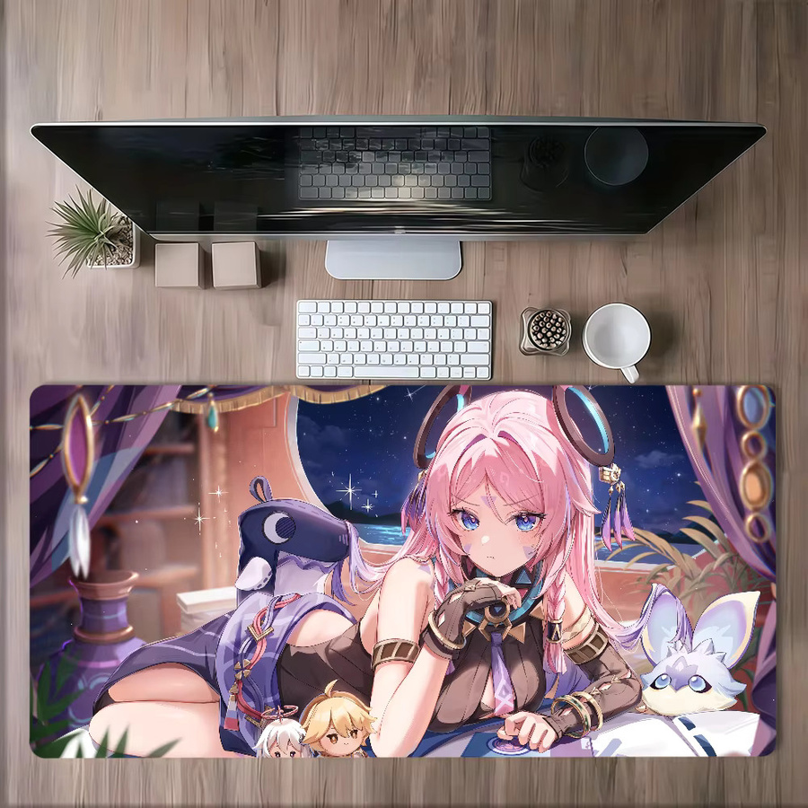 Genshin Impact Citlali Mauspad Multicolor rutschfest und verdickt für Gaming und Büro - Bild 2