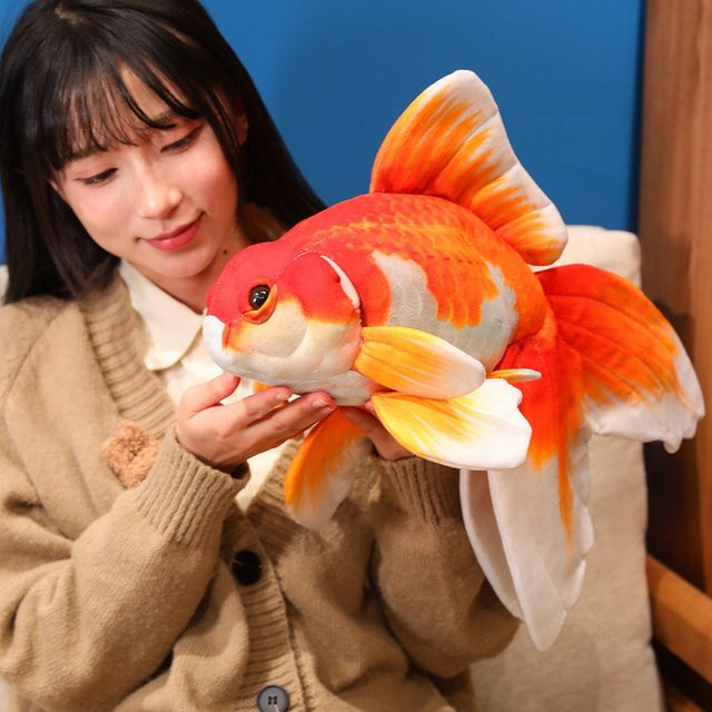 Goldfishlucky Koi Tiere Plüsch, Orange - Bild 1