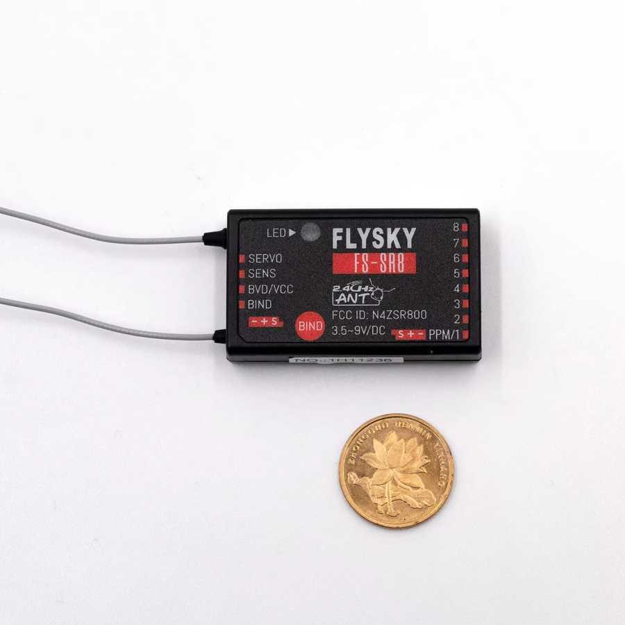 Flysky FS-SR8 2,4 GHz ANT Mini Empfänger Fernbedienung, 8 Kanal - Bild 3