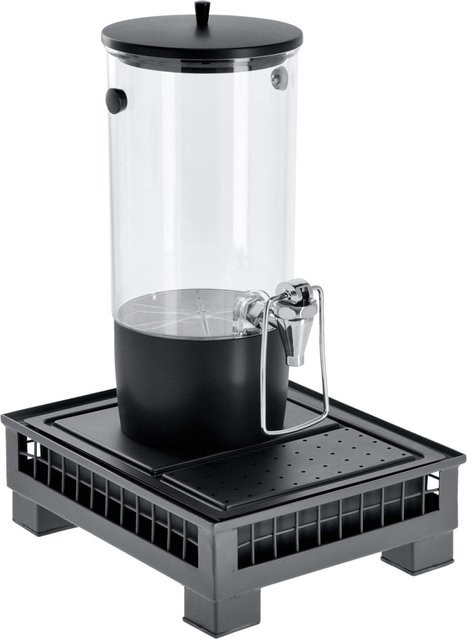 VEGA Saftspender Portland GN 1/2, 4l, anthrazit/transparent/schwarz, B: 29 cm, T: 35,2 cm, H: 53 cm - Bild 1
