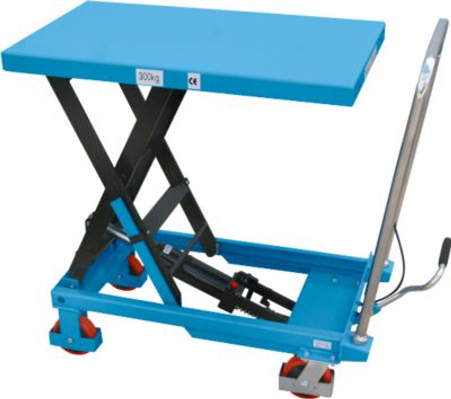 HanseLifter Scheren-Hubwagen Typ SPA300 in Blau mit 300 kg Tragkraft und 900 mm Hubhöhe - Bild 3