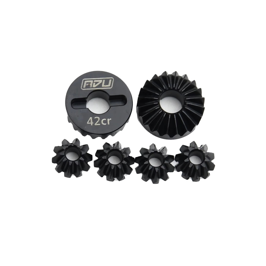 ADU RACING M1 Hartstahl-Diff-Zahnradsatz, Zubehör, Schwarz, Metall - Bild 2
