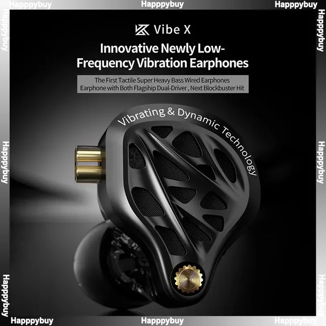KZ Vibe X In-Ear-Kopfhörer mit Niederfrequenz-Vibration für HiFi-Stereo-Sound und tiefen Bass - Bild 1