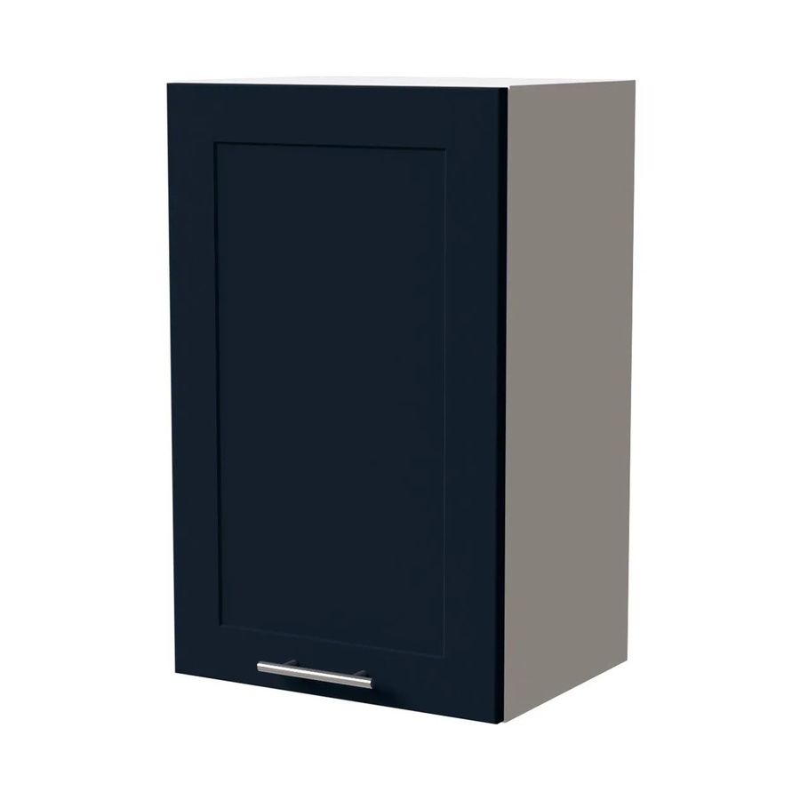 Feldmann-Wohnen Hängeschrank Oslo Weiß und Indigo Matt mit Soft-Close-Türen, B/T/H: 45 x 32,5 x 72 cm - Bild 2