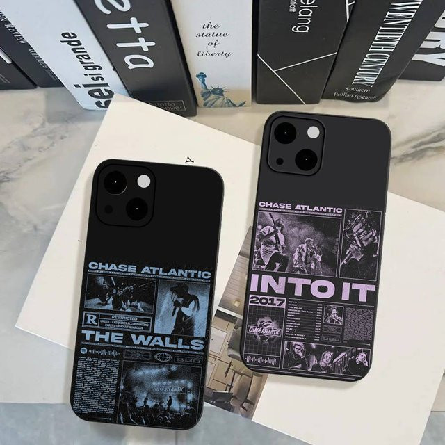 Schutzhülle C-Chase Atlantic Sänger für iPhone 11 bis iPhone 17 Pro Max, Silikon Soft Shell, Schwarz - Bild 1