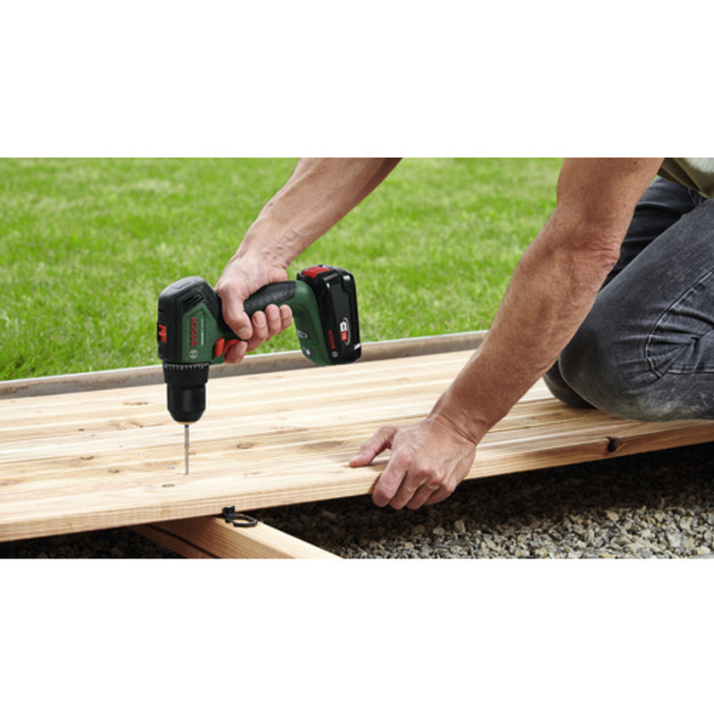 Bosch UniversalDrill 18V-60 Akku-Bohrschrauber in Grün/Schwarz mit 2 Akkus - Bild 5