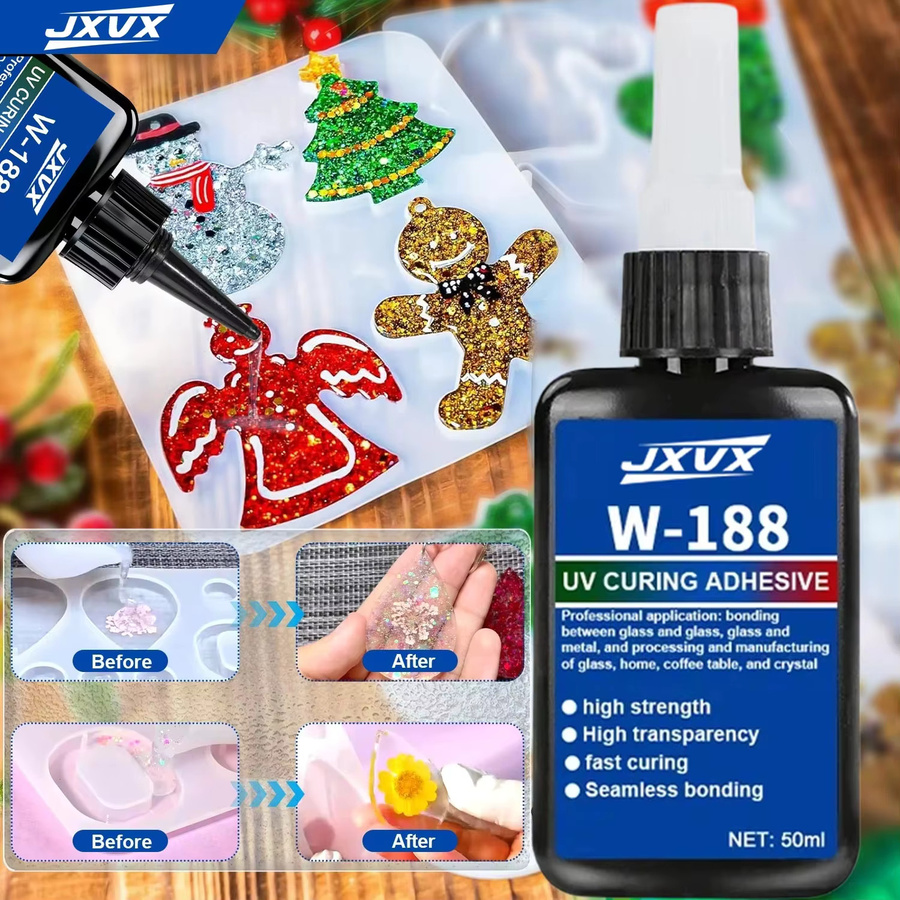 UV-Epoxidharzkleber in Transparent für DIY-Modellbau mit hoher Härte und schneller Trocknung - Bild 6