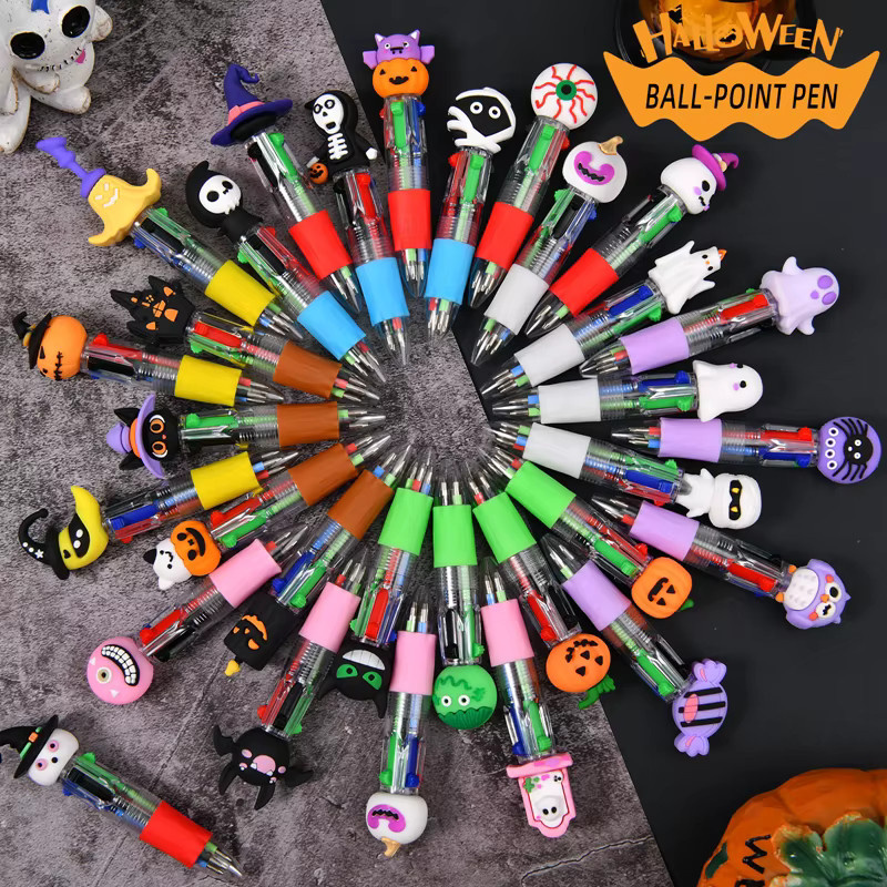 ZQNYCY Kugelschreiber mit Halloween-Motiv in Mehrfarbig für Kinder - Bild 2