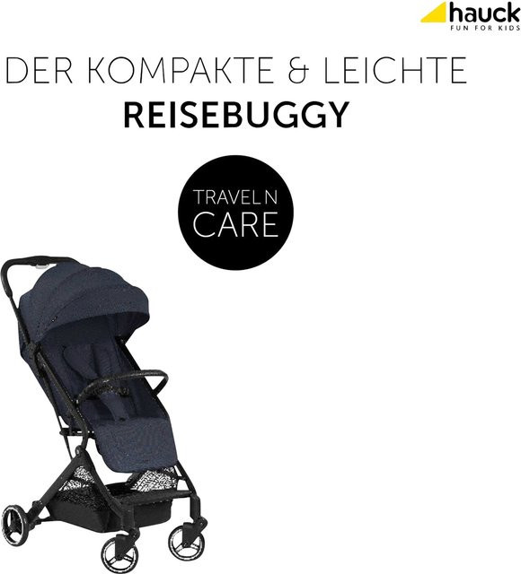 Hauck Buggy TravelNCare blau mit Federung und Schwenkrädern - Bild 1