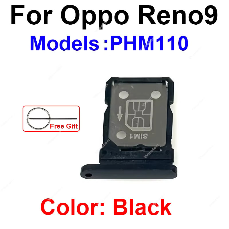 SIM-Karten-Halter für OPPO Reno 9 10 10 Pro 10 Pro Plus 5G in Grau - Bild 2