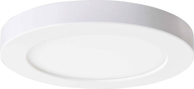 Näve LED Deckenleuchte BONUS weiß, runde Deckenlampe aus Aluminium und Kunststoff, Durchmesser: 16,5 cm, Höhe: 1,5 cm - Bild 1