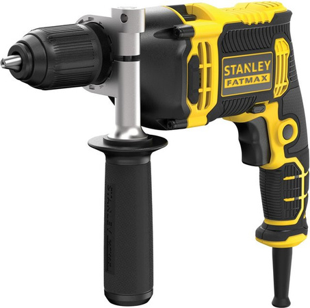 Stanley FatMax 750 W Schlagbohrmaschine FMEH750K in Gelb mit Tiefenanschlag und Koffer
