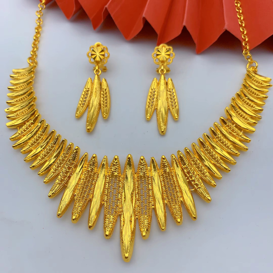 ANIID Schmuck-Set Halskette, Ohrringe, Gold, Damen - Bild 3
