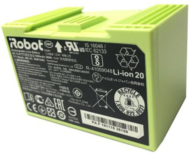 Ersatzbatterie für iRobot Roomba i7, e-Serie, i3, i4 und i5 Saugroboter mit 14,4 V und 1800 mAh - Bild 1