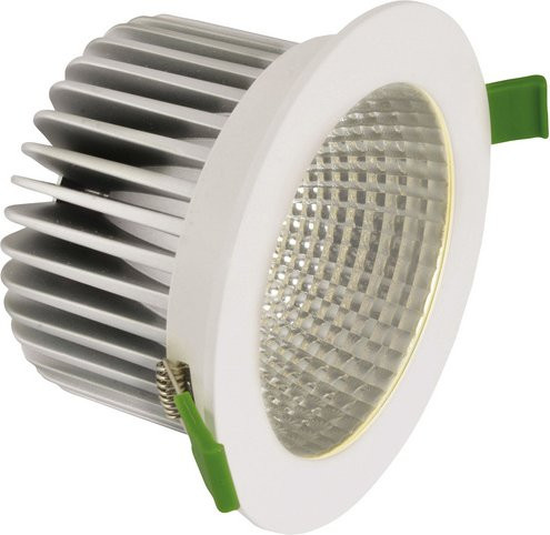 Näve LED Downlight Silber aus Aluminium, dimmbar, warmweiß, IP44 - Bild 1
