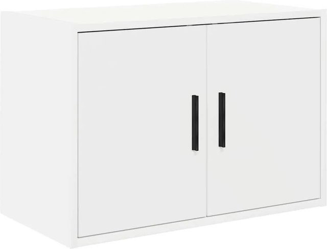 vidaXL Garagen-Wandschrank aus Holzwerkstoff in Weiß - Bild 1