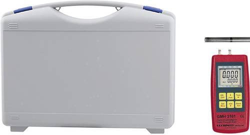 Greisinger GMH3161-13-WPD5 Druckmessgerät rot, kalibriert nach ISO, für Luftdruck sowie nicht aggressive und korrosive Gase, Messbereich -0,1 bis 2 bar - Bild 1