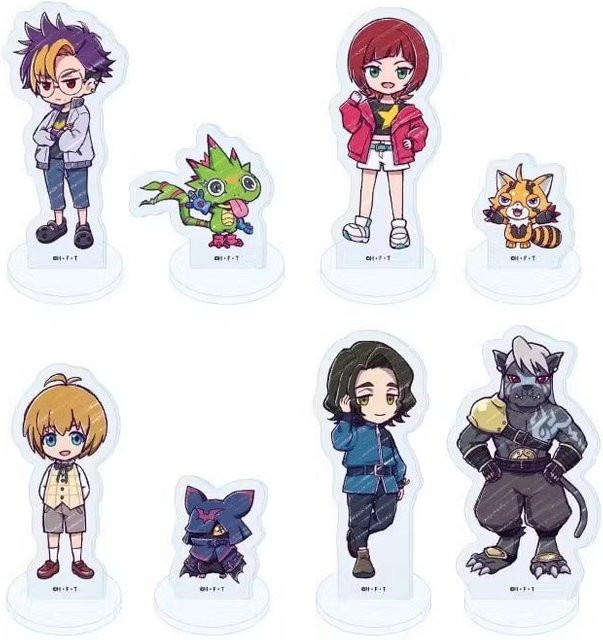Tomoontoy Digimon Acryl Stand Puppe, Abbildung Modell Platte - Bild 1
