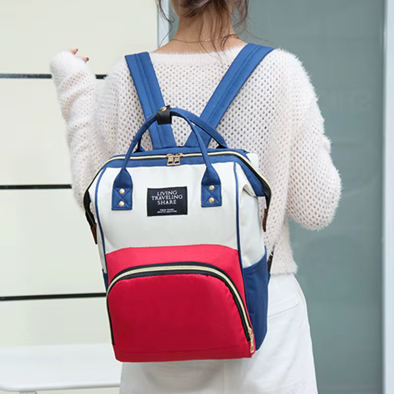 Multifunktionale KAIGUANG Wickeltasche aus Textil mit Wärmedämmung für Babyflaschen in Multicolor - Bild 4