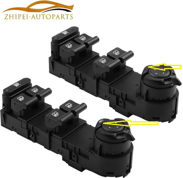 ODIDIO Master Power Window Switch Button in Schwarz passend für Alfa Romeo Giulietta 940 2010–2019 - Bild 1