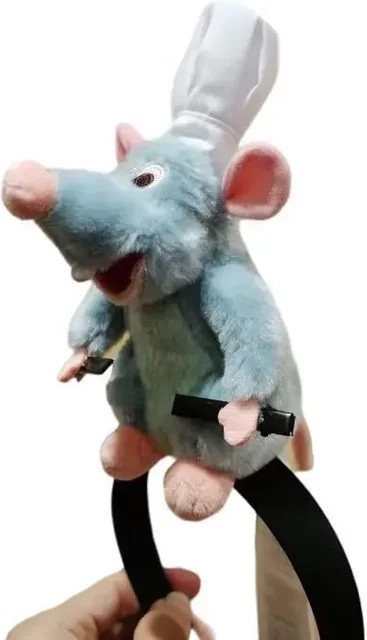 Bandai Disney Remy Maus-Cartoon-Kochfigur, Magnetisches Schulter-Plüschtier - Bild 1