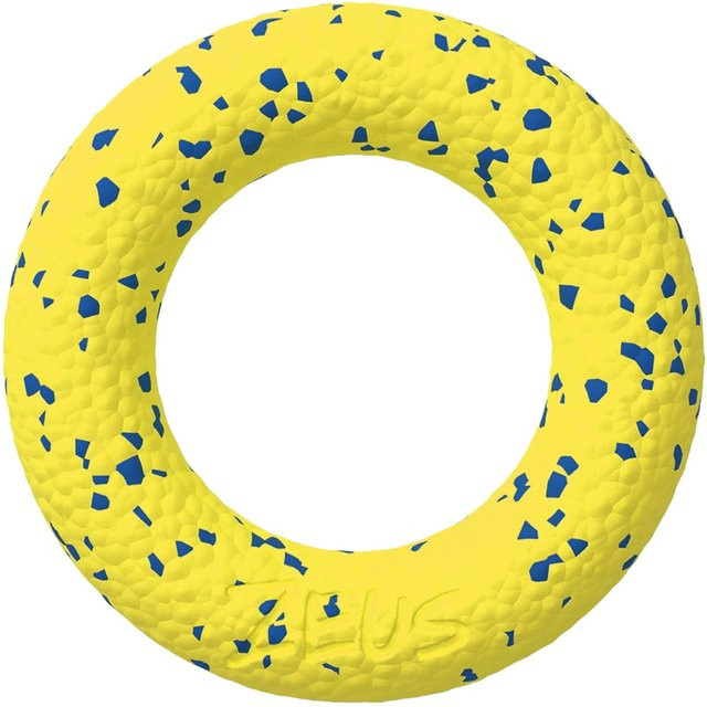 Zeus Nitro Ring Hundespielzeug, Ø 16 cm, Gelb-Blau - Bild 1