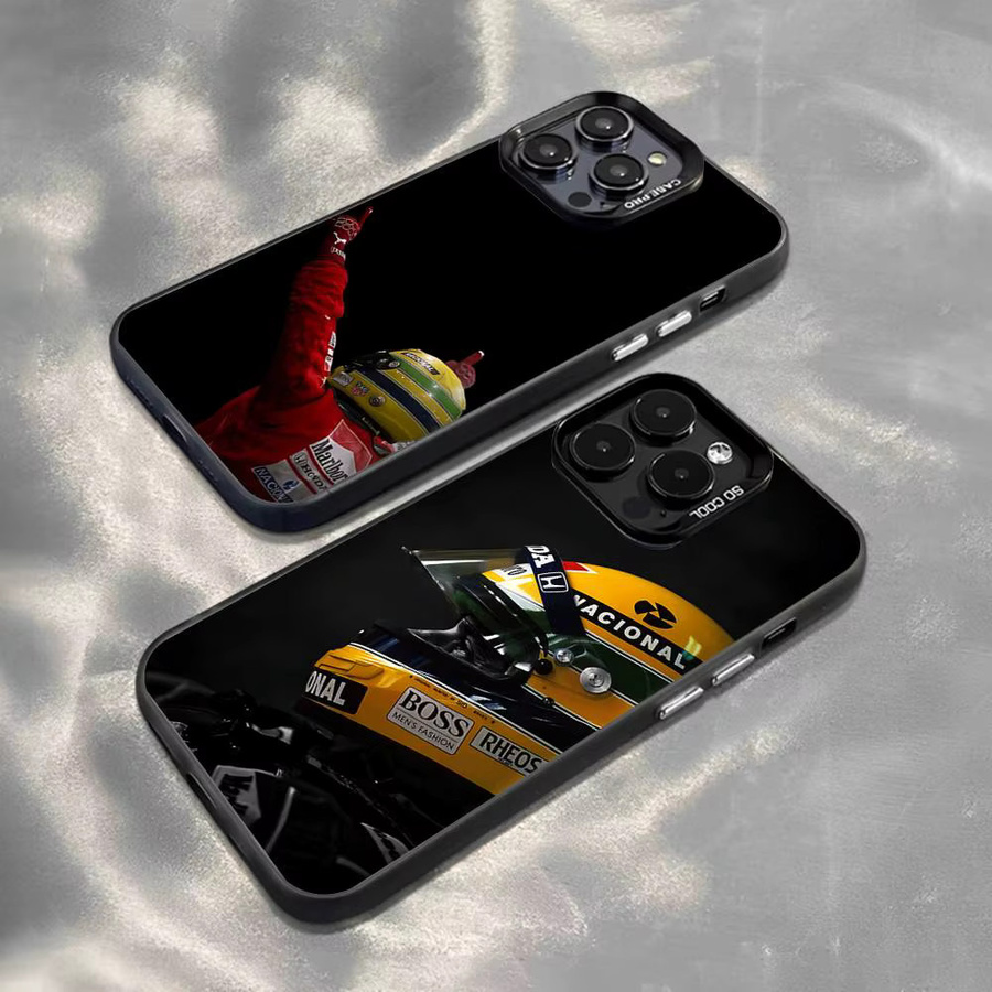 Handyhülle Ayrton Senna für Apple iPhone Modelle in Schwarz - Bild 2