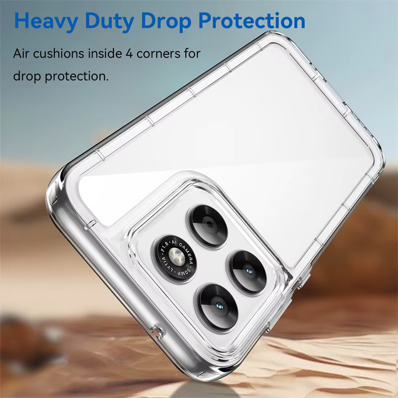 Transparente PC+TPU Schutzhülle für Motorola Moto G-Serie und Edge 70 Ultra Fusion Anti-Drop Handyhülle - Bild 3