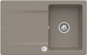 Villeroy & Boch Spüle Siluet Grey CeramicPlus mit Ablaufgarnitur und Exzenter - Bild 1