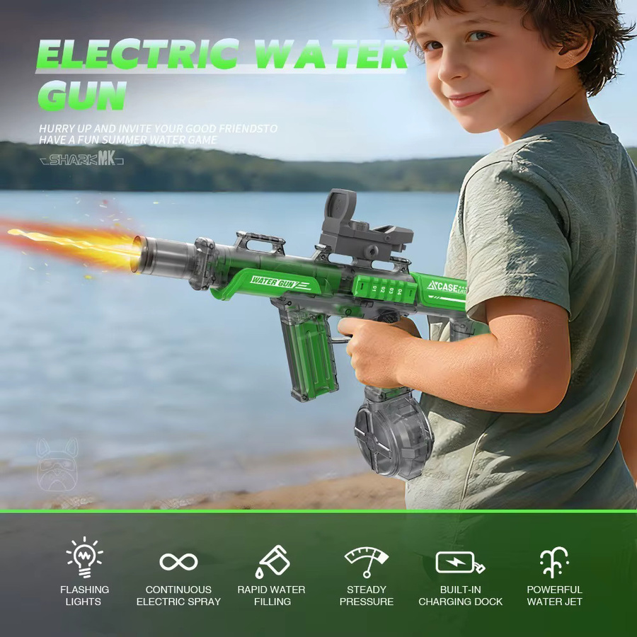CTMA Wasserpistole, Elektrisch, mit Flammen-Spritzfunktion - Bild 3