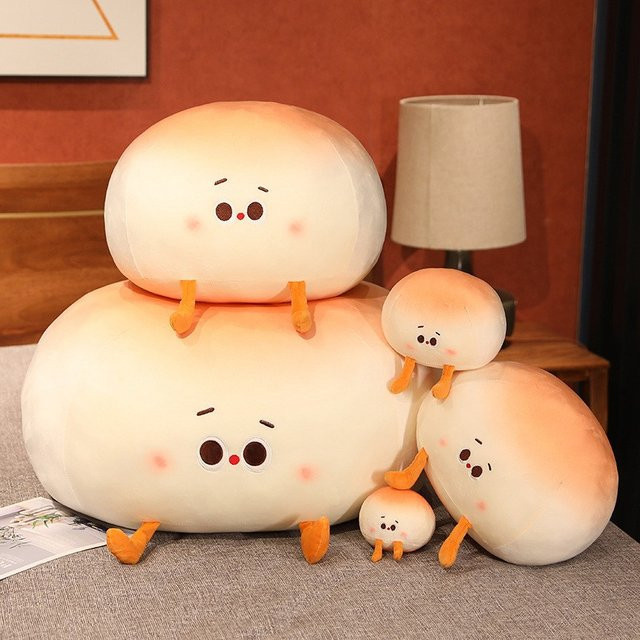 YUZHINUO Brot Peluche, Plüschtier, Weiß - Bild 1