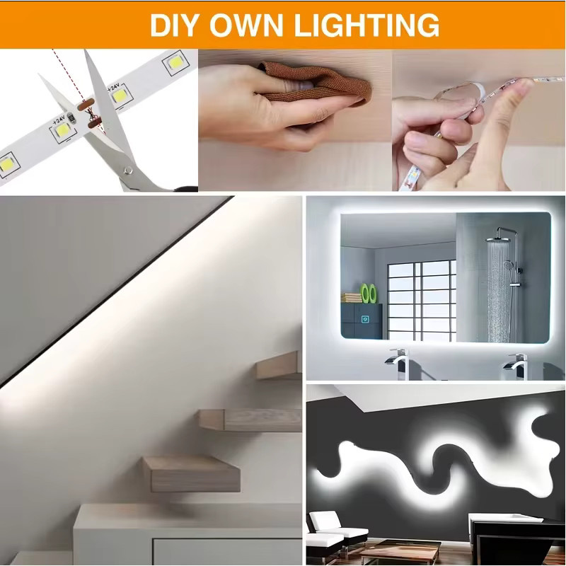 KcoiiFun USB LED-Streifen Warmweiß für TV-Hintergrundbeleuchtung und dekorative Beleuchtung - Bild 4