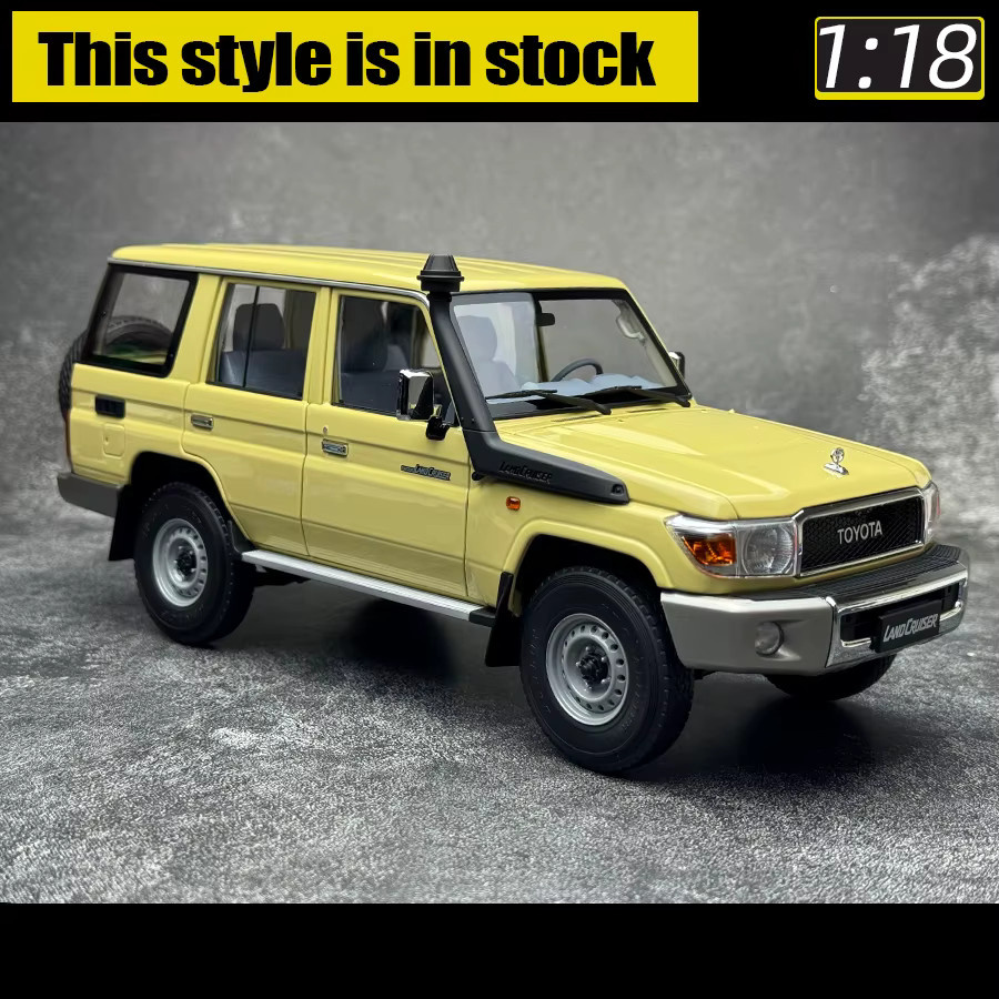 Almost Real Land Cruiser 76 SUV-Automodellkollektion Druckguss 1/18 White - Bild 3