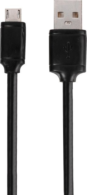 Vivanco Micro-USB Daten- und Ladekabel USB-A auf Micro-USB, Schwarz, 0,5 m - Bild 1