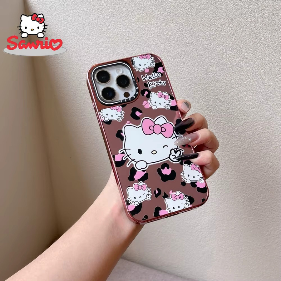 Sanrio Hello Kitty Spiegel-Handyhülle mit MagSafe Magnetischem Schutz für iPhone 17 16 15 14 13 Pro Max und 17Air - Bild 2