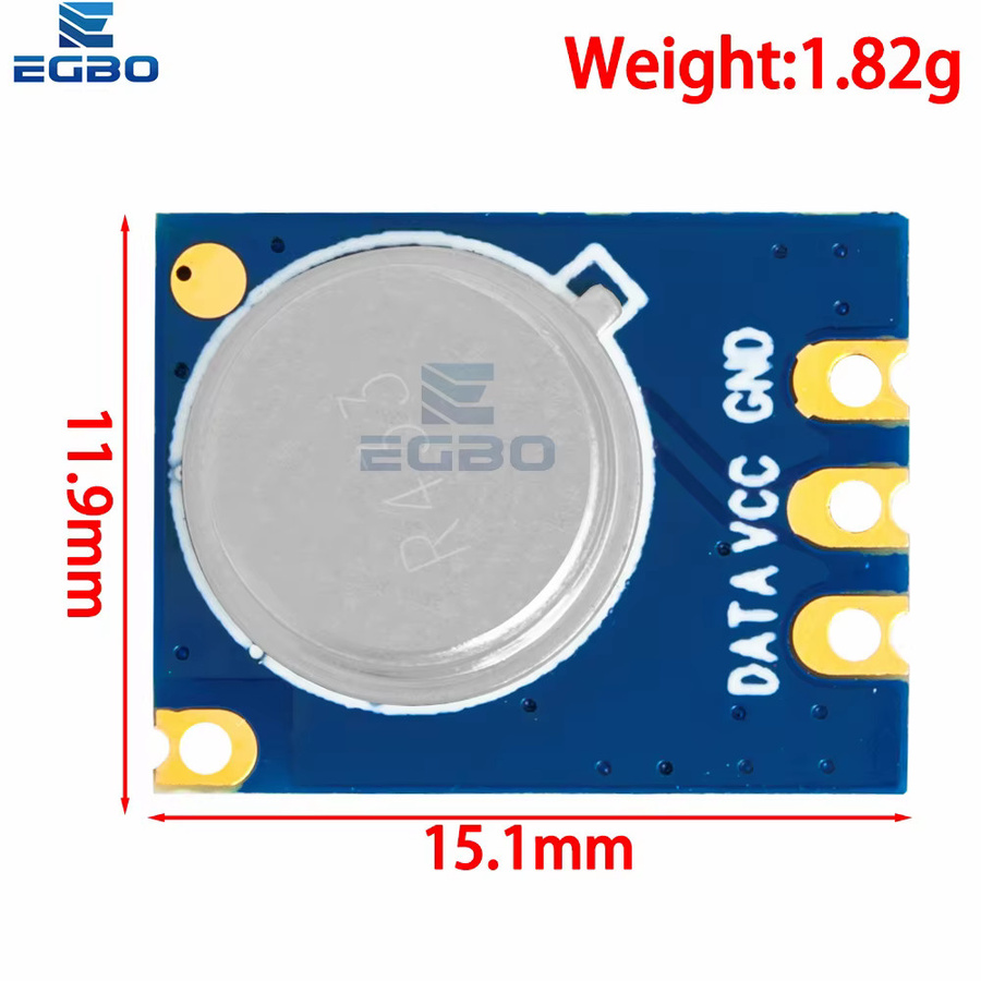 EGBO Wireless-Modul-Kit 433MHz mit ASK Sender STX882, Empfänger SRX882 und 2 Kupferfederantennen, Reichweite 100 Meter, Blau - Bild 3